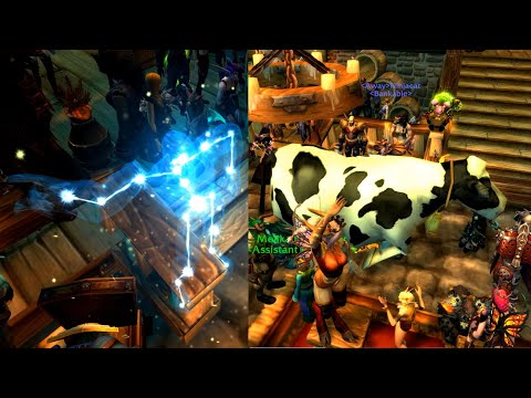 WOW - A Cow and a Human Robot @Lion's Pride Inn on Moon Guard (Goldshire)