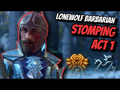 Stomping Act 1 as a Lonewolf Giant Barbarian! - Baldur's Gate 3