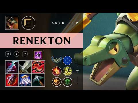 Renekton Top vs Lee Sin - EUW Challenger Patch 26.04