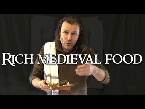 What did RICH PEOPLE EAT in medieval times?