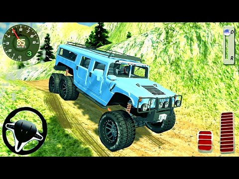 Offroad SUV Jeep Drive Tough Driving Game - 4x4 Monster Truck Mountain Climb - Android GamePlay #3