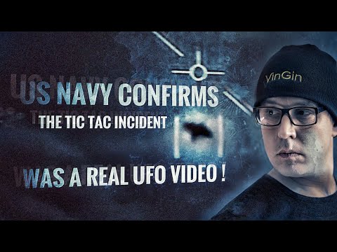 The Worlds First Confirmed UFO Sighting! (Nimitz TicTac UFO real footage)