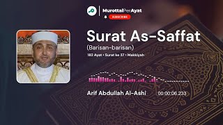 Download lagu Murottal Surat As Saffat Ali Abdullah Al Ashi Suara Merdu Audio Jernih mp3
