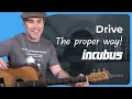How To Play Drive By Incubus Easy Guitar Lesson