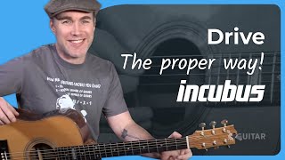 Incubus - Drive Guitar Lesson Tutorial Chords Strumming Acoustic Best Accurate JustinGuitar