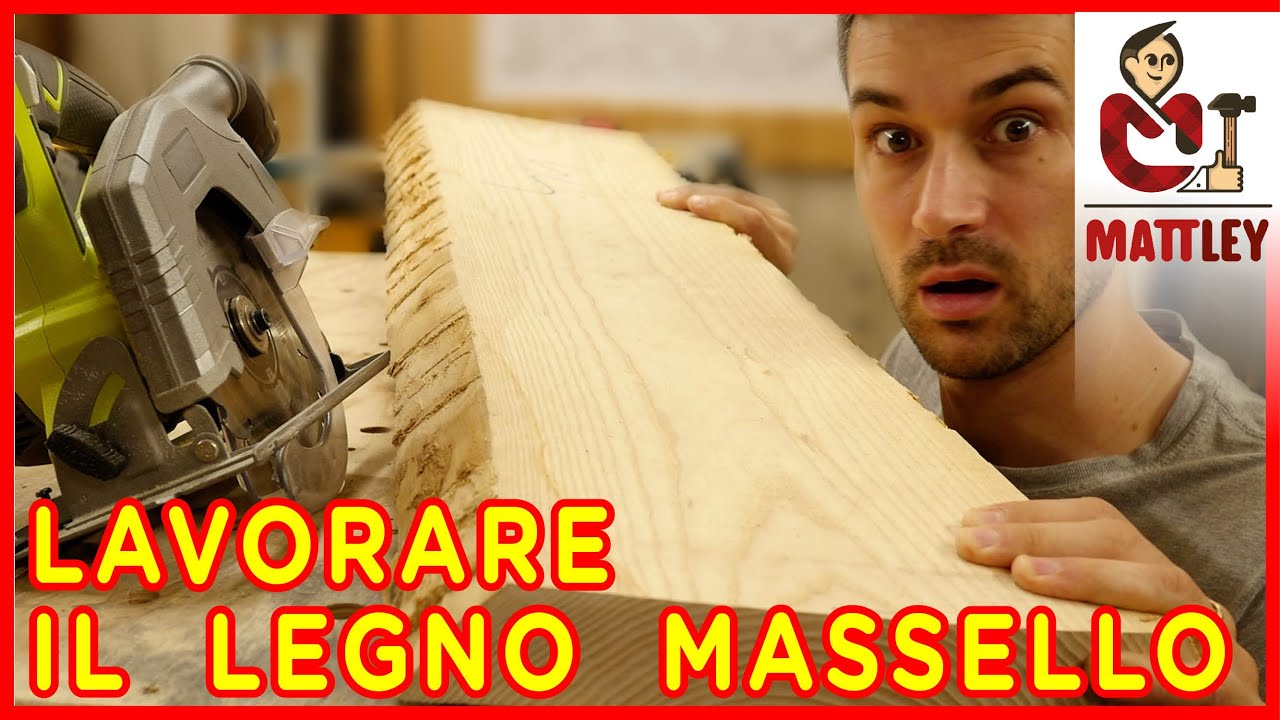 Come fare un progetto in legno massello con attrezzature fai da te.