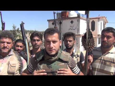 مقابلة مع للملازم أول محمد خالد البيوش قائد لواء فرسان الحق قبل الذهاب الى جبهة اريحا في ريف إدلب