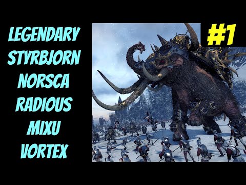 Legendary Egil Styrbjorn #1 (Norsca) Vortex -- Radious + Mixu Mods -- Total War: Warhammer 2