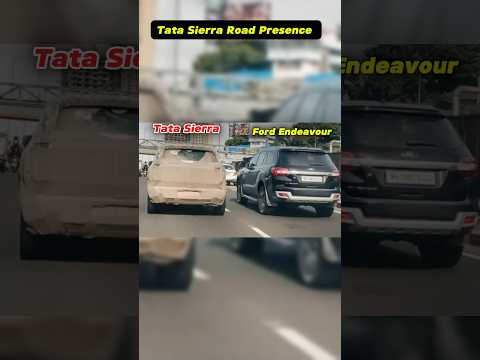 Tata Sierra 💪 VS Ford Endeavour ✅ Road Presence #tatasierra2025 #tatasierra #shorts #gouravsharma00