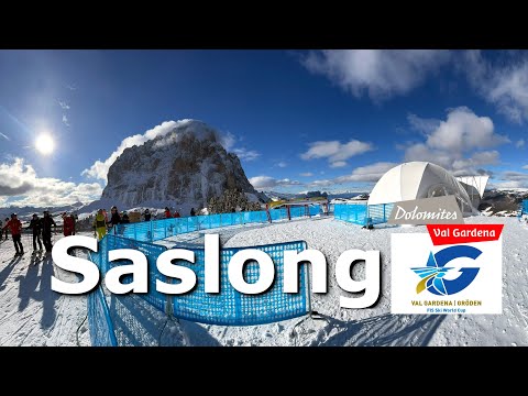 Pista Saslong: la più famosa discesa della Val Gardena #dolomitisuperski #saslong #skiworldcup