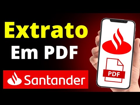 Vídeo: Extrato em PDF Santander: como baixar e abrir
