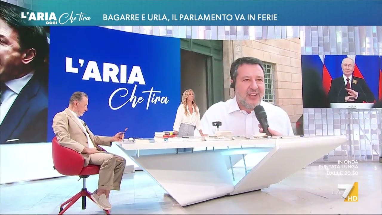 Matteo Salvini: "È fondamentale riportare la Russia al tavolo per ragionare di pace e ...