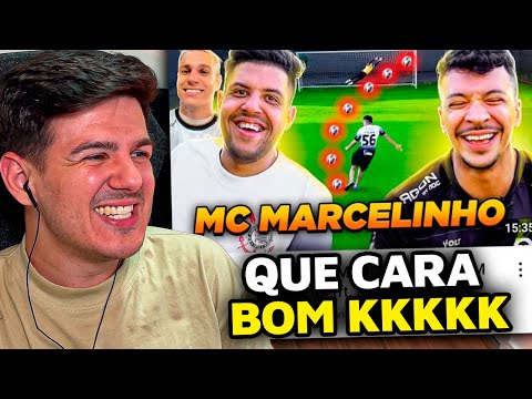 SERÁ QUE MC MARCELINHO É BOM DE BOLA?! 😂 (ft. ROGER GUEDES) - wardi REACT!