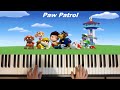 Paw Patrol theme on piano, with lyrics.