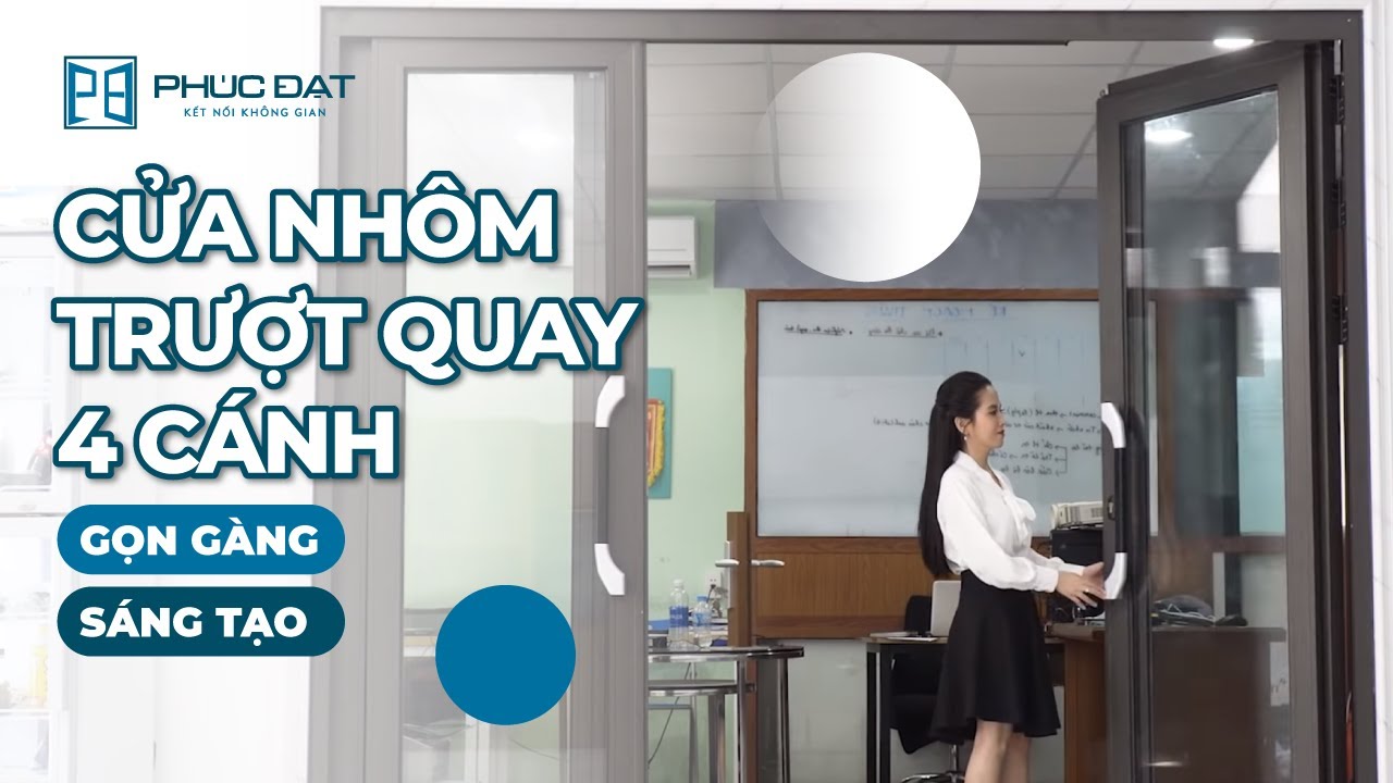 Cửa Trượt Quay 4 Cánh