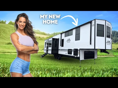 I Moved Into a 400 Sq Ft Luxury Trailer (Here’s the Truth About FULL TIME Trailer Living)