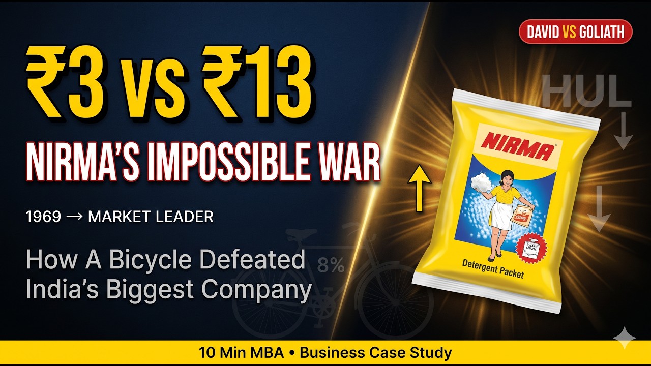 Nirma: How a ₹3 Washing Powder Forced HUL to Cut Surf's Price in Half