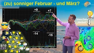 Sonne ohne Ende - vorerst keine Wärme! Aktuelle Wettervorhersage 27.02