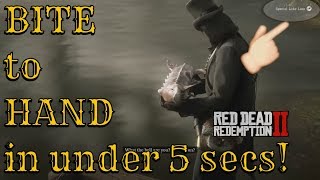 BITE TO HAND IN UNDER 5 SECONDS USING SPECIAL LAKE LURE - FISHING IN RED DEAD REDEMPTION 2 -