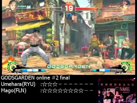 SSF4: Daigo Umehara (Ryu) vs Mago (FeiLong) - GodsGarden 2 Day 8 (Part 3)