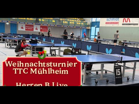TTC Mühlheim Weihnachtsturnier 🎄🏓 | Herren A & B LIve 🔴