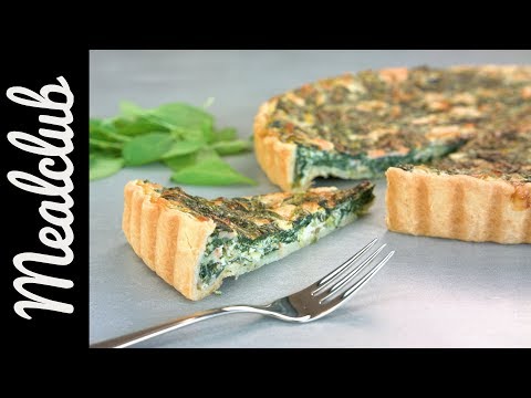 Spinat-Lauch-Lachs Quiche | MealClub