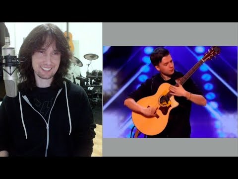 British guitarist analyses Marcin Patrzalek's live AGT performance!
