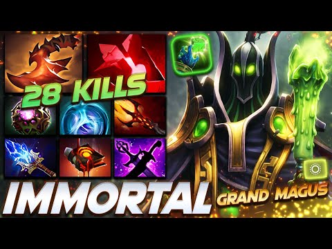 Rubick 28 Frags Grand Magus - Dota 2 Pro Gameplay [Watch & Learn]