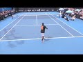 Nick Kygrios imitates Federer and Tomic during 2023 Australian Open practice