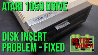 Let's see why we can't insert a disk into this Atari 1050 Drive.