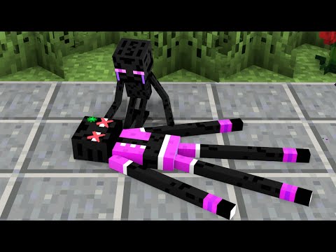 Baby Enderman Boy and Sad Life - Sad Story - Minecraft Animation
