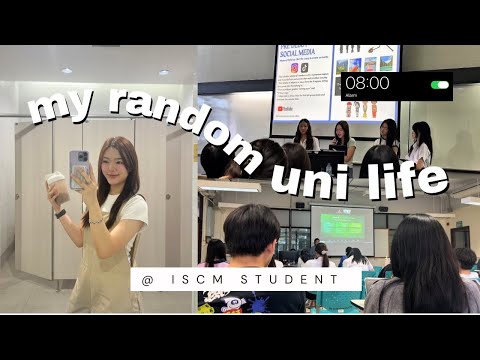 What my week looks like as an ISCM student @ Chula (projects, classes, and random life moments)