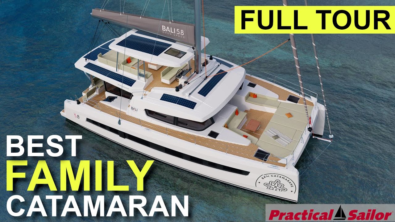 The ULTIMATE Family Charter Catamaran - Bali 5.8 Full Tour