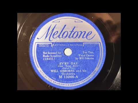 EV'RY DAY -  WILL OSBORNE ORCHESTRA  - 1930's Dime Store Dance Music!