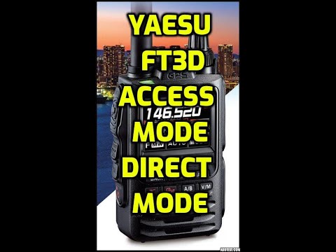 Yaesu FT3D - Access mode - Derect mode