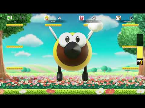 MEGA STINGBY Stompers-Boss Minigame Super Mario PARTY! (LIVE game play and narration)