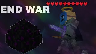 Epic Minecraft End war with friend #minecraft #pvplegend #gaming #pvp #1080p60fps