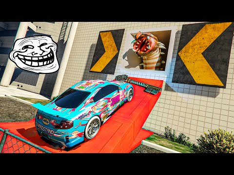 CARRERA TROLL PERO ENCUENTRO TODAS LAS SOLUCIONES MUY RÁPIDO!! - GTA 5 ONLINE