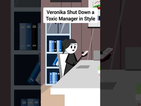 Veronika Shut Down a Toxic Manager in Style #gplus #animation #corporate #skits