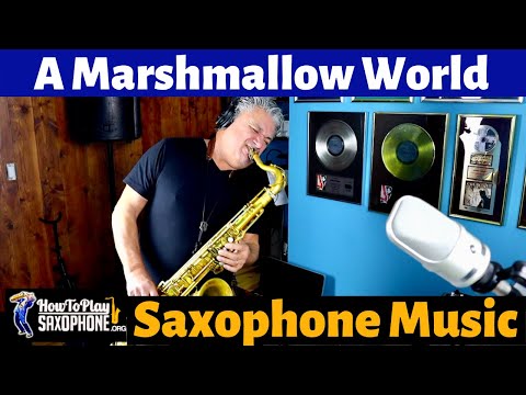 A Marshmallow World - Sax Cover - Christmas Saxophone Music with Custom Backing Track