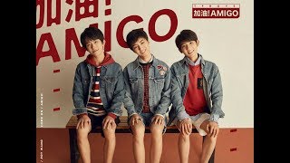 【TFBOYS王俊凯】新歌《加油！AMIGO》来啦！TFBOYS 三位少年热血合体，燃爆小宇宙，是一起打气互挺到最后的朋友，这首歌即将作为《我们的少年时代》片头曲陪伴大家度过暑假