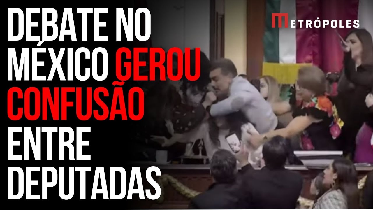 Deputadas brigam com socos e puxões de cabelo no México
