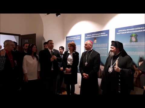 Introducerea d-lui Shaliach David Nagy la expozitia de Pasti din Oradea. 10 Apr. 2017