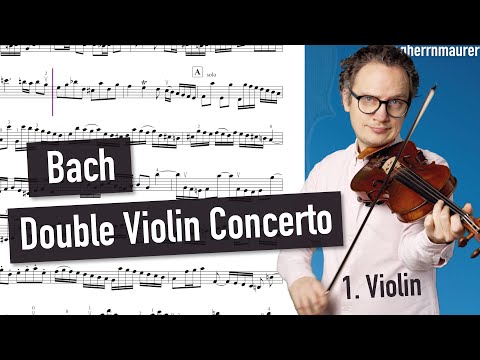 Bach Double Violin Concerto 1. Violin -NEW 2022-