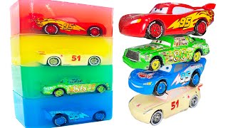 Disney Cars 3 Lightning Mcqueen with Jelly Making & Cutting