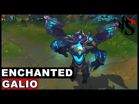 Enchanted Galio Skin Spotlight Champion Rework - Update 2017 (League of Legends)