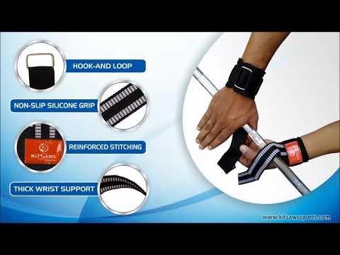 Gym wrist straps, for making grip for weightlifting