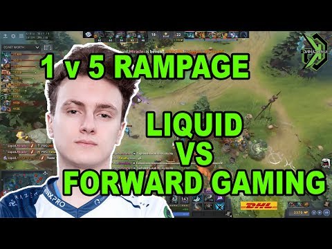Miracle 1v5 🔴 Rampage vs Forward Gaming