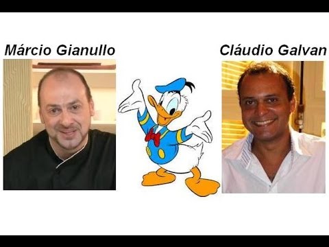 Comparação de Dublador do Pato Donald (Márcio Gianullo e Cláudio Galvan)