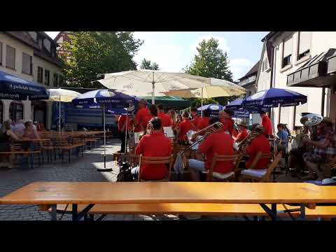 Marktstrassenhockete Schelklingen - Böhmischer Traum - Stadtkapelle Schelklingen 24.07.2022